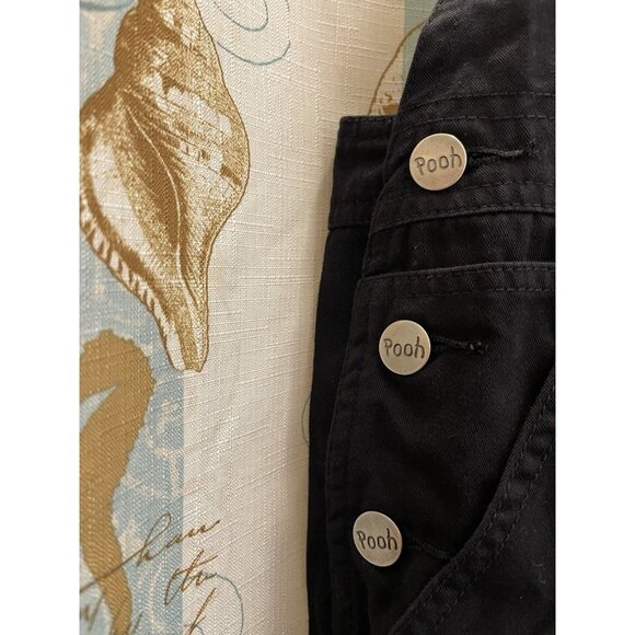 NWT VTG 90s Disney Pooh Tigger Black Short Overalls Women’s 22W Plus Collector - Picture 3 of 16